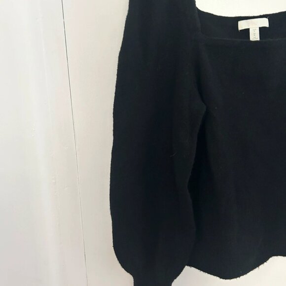 Black H&M Puffed Sleeve Jumper - Picture 4 of 4